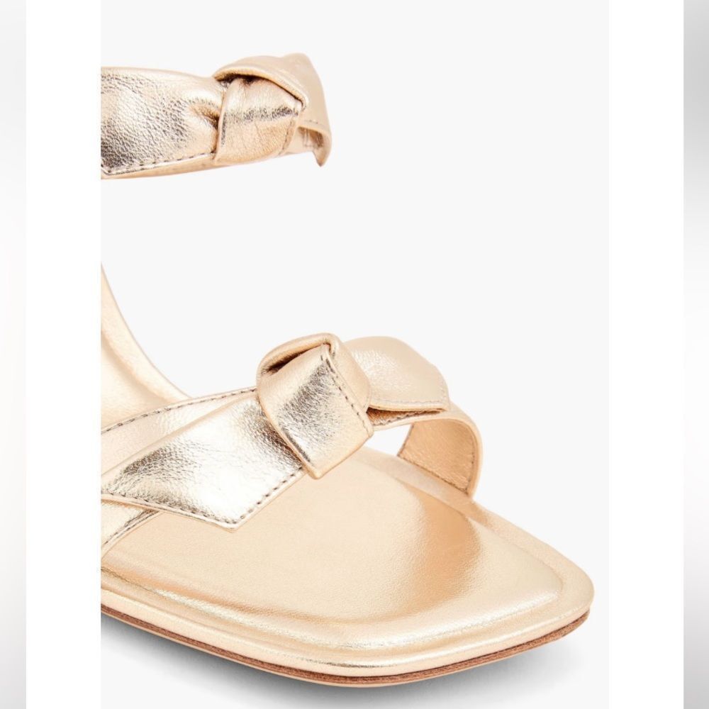 Alexandre Birman Gold High Heel Women Shoes - Picture 4 of 8